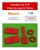 Omask 74826 Heinkel He 219 wheel bay plugs (for Tamiya 61057, 89682 ) 1/48
